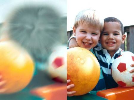  imagen de la vision con degeneracion macular